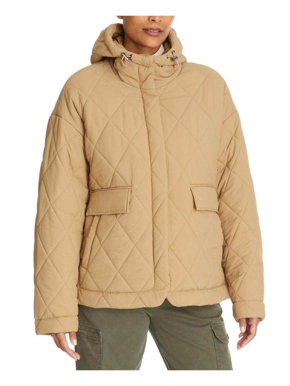 $139 Bass Outdoor Women's High-Low Quilted Outdoor Puffer Kelp Size S